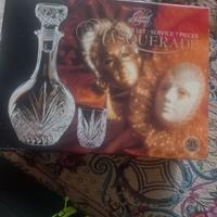 servizio da liquore in cristallo 