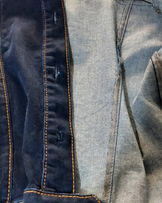 Giubbino jeans mai indossato a metà prezzo