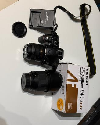 Nikon D5200 + 2 obiettivi, pochi scatti