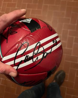 Pallone autografato Milan