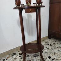 Tavolino da fumatori vintage stile liberty