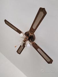 Ventilatore da soffitto con luce integrata