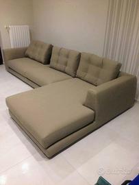 Divano Pianca Time con penisola - design italiano