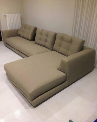 Divano Pianca Time con penisola - design italiano