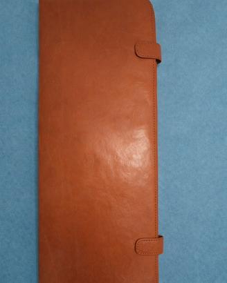 porta cravatte vintage in pelle