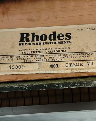 piano Fender Rodhes 73 Mark 1