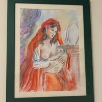 Acquerello su carta Lucia Miranda