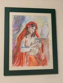 Acquerello su carta Lucia Miranda