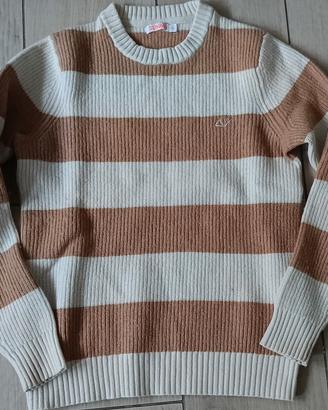 maglione righe SUN68 cachemire e lana