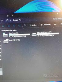 computer desktoPc desktop perfetto con W11 ssd