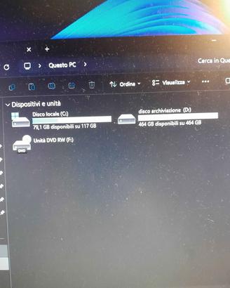 computer desktoPc desktop perfetto con W11 ssd