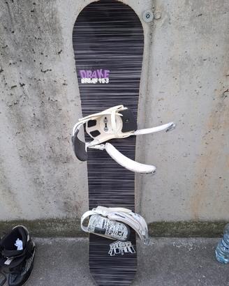 Kit Snowboard Completo Drake 153 + Union + Northwa
