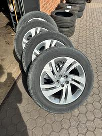 Cerchi originali 18 range rover evoque 2 s. gomme