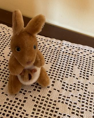 Peluche canguro con cucciolo