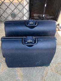 Due Valigie rigida biplano con due ruote