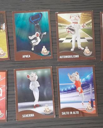 Lotto 7 Figurine Panini Parmareggio TopAstri 2019