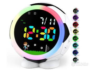 Sveglia da bambini digitale a forma di palla da ca