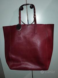 Borsa in pelle nuova
