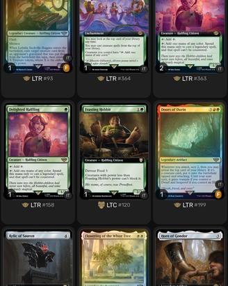 Carte MAGIC LOTR 2023 FOIL, FULL ART RARE MITICHE