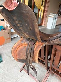 Sella Inglese in Cuoio - Usata