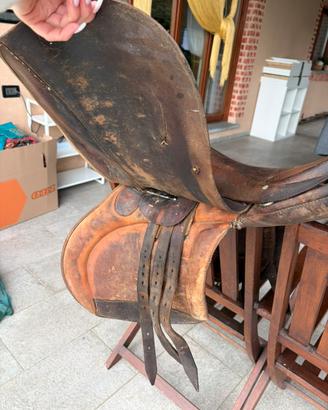 Sella Inglese in Cuoio - Usata