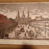 Serie 4 Riproduzioni Antiche Stampe