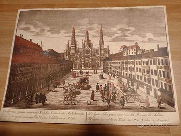 Serie 4 Riproduzioni Antiche Stampe