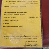 yamaha xt 600 2kf