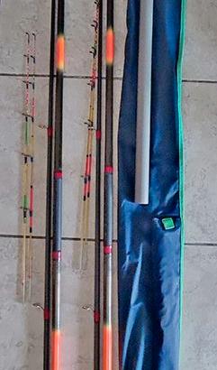 Coppia canne da pesca Maver by Reglass e custodia