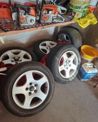 Cerchi e gomme Audi Golf Troc del 16