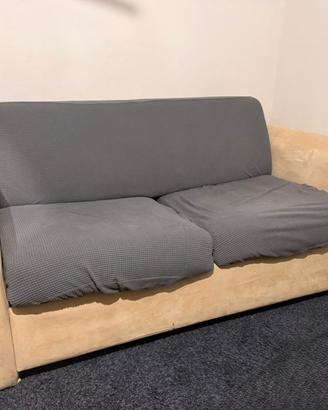 Divano letto 2 posti con copridivano