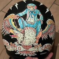 Casco jet custom dmd eagle 