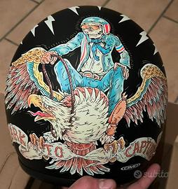 Casco jet custom dmd eagle 