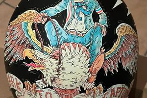 Casco jet custom dmd eagle 