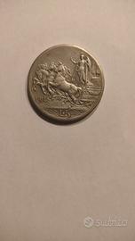 5 lire del 1914 "quadriga briosa"