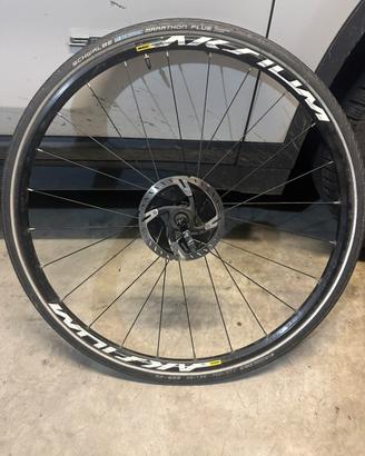 Ruota bici anteriore Mavic Aksium completa