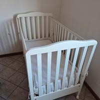 lettino bianco legno 