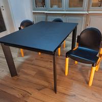 4 Thonet Gerd lange+ tavolo Calligaris allungabile