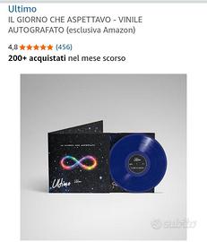 Ultimo Vinile autografato nuovo