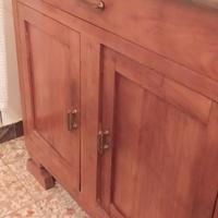 CREDENZA LEGNO MASSELLO ARTE POVERA