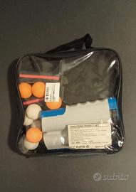 Portable Table Tennis Set - Retractable Net, 3 Pad