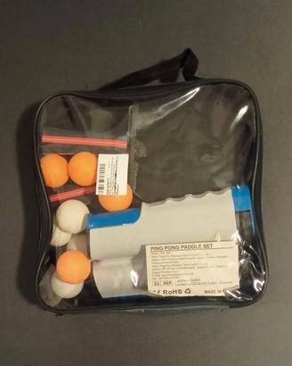 Portable Table Tennis Set - Retractable Net, 3 Pad