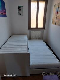 letto singolo con letto a scomparsa