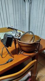 pentola rame per polenta elettrica 