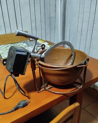pentola rame per polenta elettrica 