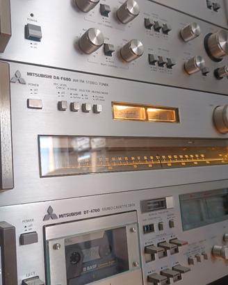 Mitsubishi Da-F680 Sintonizzatore Vintage Uso HiFi