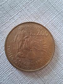 Moneta da lire 200 commemorativa