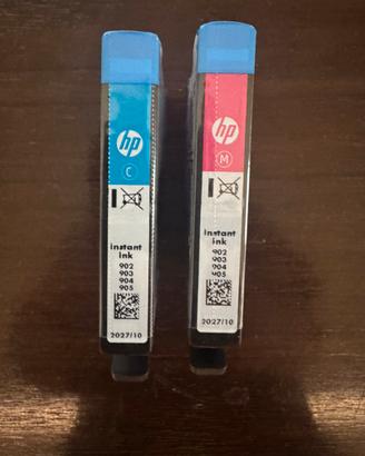 2 Cartucce HP 902/903/904/905 – Ciano e Magenta