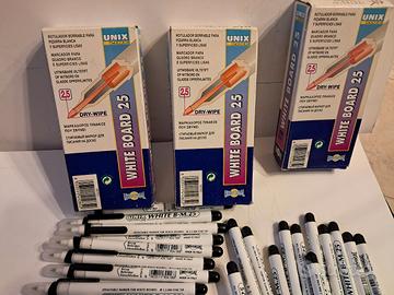 48 pennarelli x lavagna bianca cancellabile 