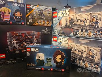 LEGO star wars harry potter mercoledì addams